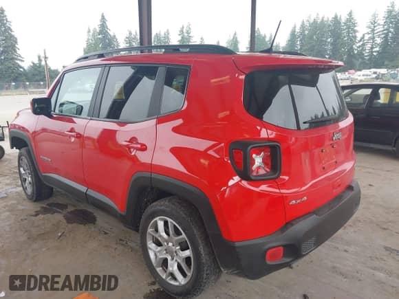 2018 Jeep Renegade Latitude with VIN ZACCJBBB8JPH69751, listed as a IAAI auction lot 43126254 with 89,317 mi miles and . Bid and sale history available at DreamBid. Image 3.
