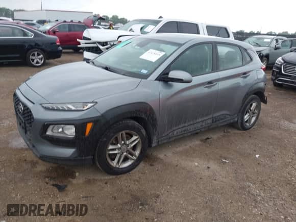 2021 Hyundai Kona SE with VIN KM8K1CAA6MU704695, listed as a IAAI auction lot 42478045 with 115,169 mi miles and . Bid and sale history available at DreamBid. Image 2.