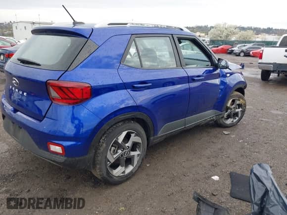 2023 Hyundai Venue Limited with VIN KMHRC8A37PU262652, listed as a IAAI auction lot 41951043 with 8,039 mi miles and . Bid and sale history available at DreamBid. Image 4.