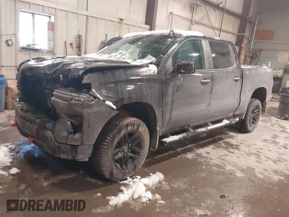 2024 Chevrolet Silverado 1500 Custom Trail Boss с VIN 3GCUDCEDXRG122943, выставлен на аукционе IAAI как лот 41504142 с пробегом 18 537 миль миль и . История ставок и продаж доступна на DreamBid. Изображение 2.