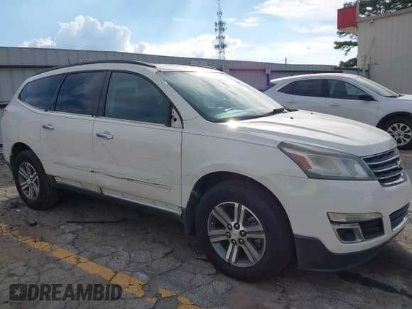2015 Chevrolet Traverse LT with VIN 1GNKRHKD7FJ117517, listed as a IAAI auction lot 43402929 with 77,894 mi miles and . Bid and sale history available at DreamBid. Image 6.