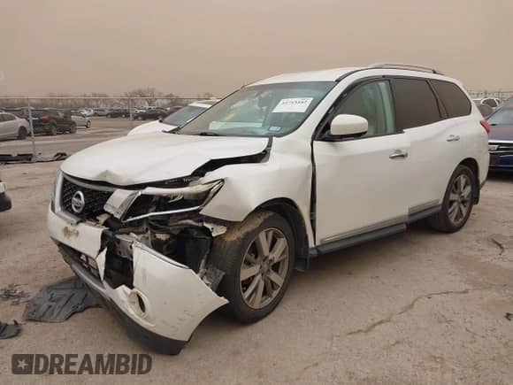 2013 Nissan Pathfinder Platinum с VIN 5N1AR2MN0DC684060, выставлен на аукционе IAAI как лот 41713442 с пробегом 146 271 миль миль и . История ставок и продаж доступна на DreamBid. Изображение 2.