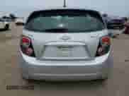 2012 Chevrolet Sonic LS with VIN 1G1JB6SH8C4111471, listed as a Copart auction lot 69838304 with Not provided miles and Salvage title. Bid and sale history available at DreamBid. Image 6.