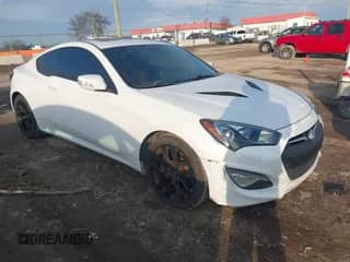2014 Hyundai Genesis Coupe Grand Touring with VIN KMHHU6KJ0EU113510, listed as a IAAI auction lot 41602954 with 124,112 mi miles and . Bid and sale history available at DreamBid. Image 1.