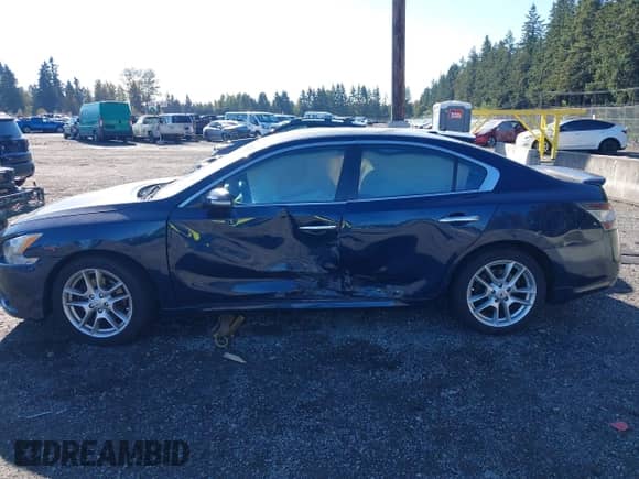 2014 Nissan Maxima SV with VIN 1N4AA5AP8EC438142, listed as a IAAI auction lot 43442495 with Not provided miles and . Bid and sale history available at DreamBid. Image 13.