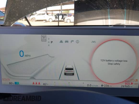 2023 Hyundai Ioniq 5 SE with VIN KM8KM4AE4PU186526, listed as a IAAI auction lot 43348590 with 26,965 mi miles and . Bid and sale history available at DreamBid. Image 7.