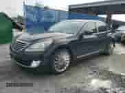 2015 Hyundai Equus Ultimate с VIN KMHGH4JHXFU092668, выставлен на аукционе Copart как лот 59670575 с пробегом 87 297 миль миль и Списание • Salvage title. История ставок и продаж доступна на DreamBid. Изображение 1.