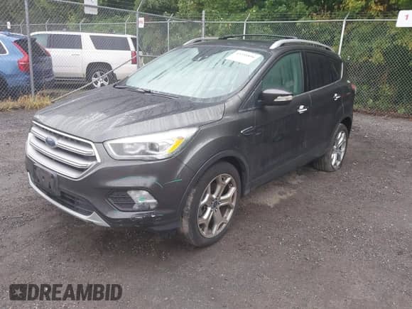 2017 Ford Escape Titanium with VIN 1FMCU9J93HUA89369, listed as a IAAI auction lot 43234896 with 119,278 mi miles and . Bid and sale history available at DreamBid. Image 2.