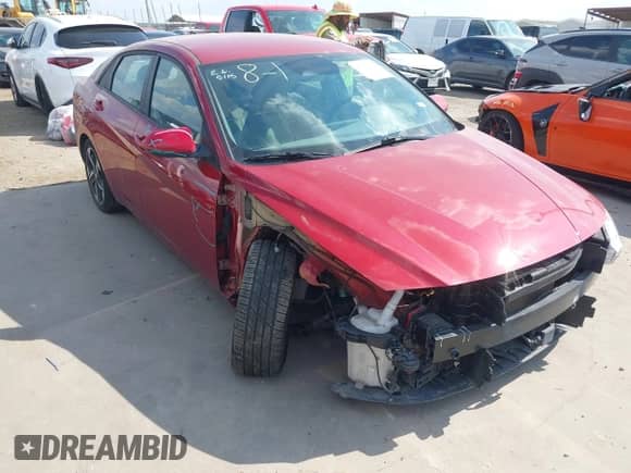 2023 Hyundai Elantra SEL with VIN KMHLS4AG6PU413145, listed as a IAAI auction lot 43030935 with 69,858 mi miles and . Bid and sale history available at DreamBid. Image 1.