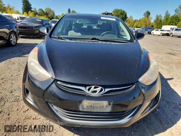 2012 Hyundai Elantra GLS with VIN KMHDH4AE8CU398918, listed as a Copart auction lot 81822115 with 187,401 mi miles and Salvage title. Bid and sale history available at DreamBid. Image 5.