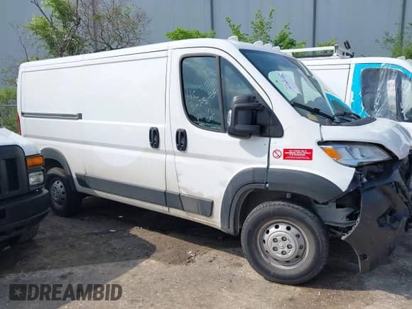 2023 Ram ProMaster Cargo z VIN 3C6LRVVG2PE596243, wystawiony jako IAAI lot #42069331 z przebiegiem 9 332 mil mil oraz . Historia ofert i sprzedaży dostępna na DreamBid. Obrazek 14.