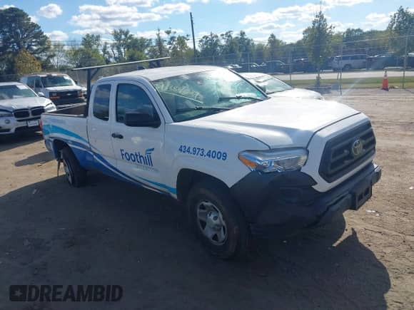 2020 Toyota Tacoma SR with VIN 5TFRX5GN8LX179711, listed as a IAAI auction lot 43384659 with 79,537 mi miles and . Bid and sale history available at DreamBid. Image 1.
