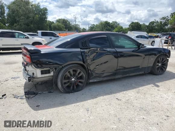 2014 Dodge Charger SRT-8 с VIN 2C3CDXEJ1EH210190, выставлен на аукционе Copart как лот 61128955 с пробегом 97 565 миль миль и Списание • Salvage title. История ставок и продаж доступна на DreamBid. Изображение 3.