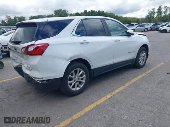 2021 Chevrolet Equinox LT z VIN 3GNAXUEV9MS127878, wystawiony jako IAAI lot #43163505 z przebiegiem 70 478 mil mil oraz . Historia ofert i sprzedaży dostępna na DreamBid. Obrazek 4.