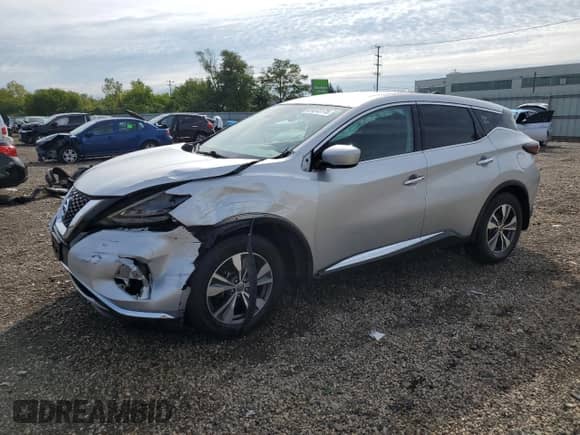 2022 Nissan Murano S with VIN 5N1AZ2AS8NC124797, listed as a Copart auction lot 81373175 with 88,774 mi miles and Salvage title. Bid and sale history available at DreamBid. Image 1.