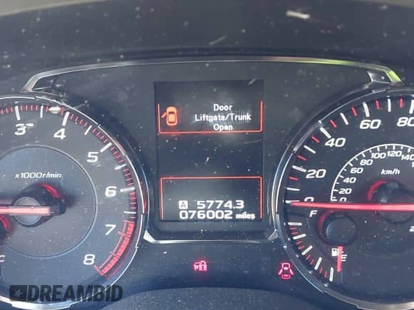 2020 Subaru WRX with VIN JF1VA1A65L9814369, listed as a IAAI auction lot 42331303 with 76,002 mi miles and . Bid and sale history available at DreamBid. Image 15.