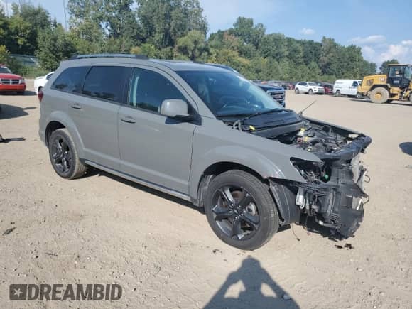 2020 Dodge Journey Crossroad с VIN 3C4PDCGBXLT269707, выставлен на аукционе Copart как лот 80736895 с пробегом 89 966 миль миль и Списание • Salvage title. История ставок и продаж доступна на DreamBid. Изображение 4.