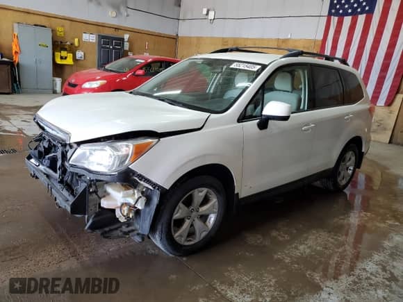 2014 Subaru Forester Premium z VIN JF2SJACC5EG456707, wystawiony jako Copart lot #55215405 z przebiegiem 129 760 mil mil oraz Szkoda całkowita • Salvage title. Historia ofert i sprzedaży dostępna na DreamBid. Obrazek 1.