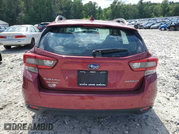 2021 Subaru Impreza Premium with VIN 4S3GTAV66M3708881, listed as a Copart auction lot 64688045 with 7,288 mi miles and Salvage title. Bid and sale history available at DreamBid. Image 6.