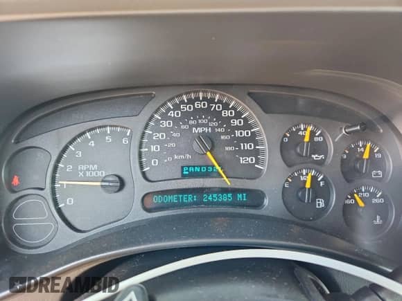 2003 GMC Sierra 1500 SLE with VIN 2GTEC19V831386998, listed as a Copart auction lot 80680395 with 245,385 mi miles and Salvage title. Bid and sale history available at DreamBid. Image 9.
