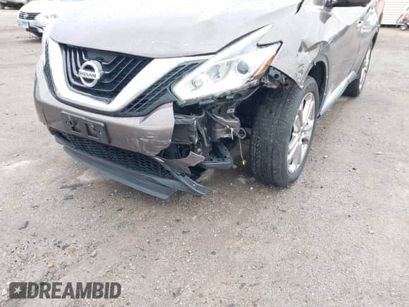 2016 Nissan Murano S with VIN 5N1AZ2MH3GN136587, listed as a IAAI auction lot 41731874 with 45,233 mi miles and . Bid and sale history available at DreamBid. Image 6.