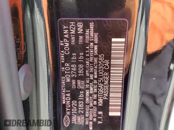 2020 Hyundai Veloster 2.0 z VIN KMHTG6AF5LU030585, wystawiony jako Copart lot #67114883 z przebiegiem 25 577 mil mil oraz . Historia ofert i sprzedaży dostępna na DreamBid. Obrazek 14.