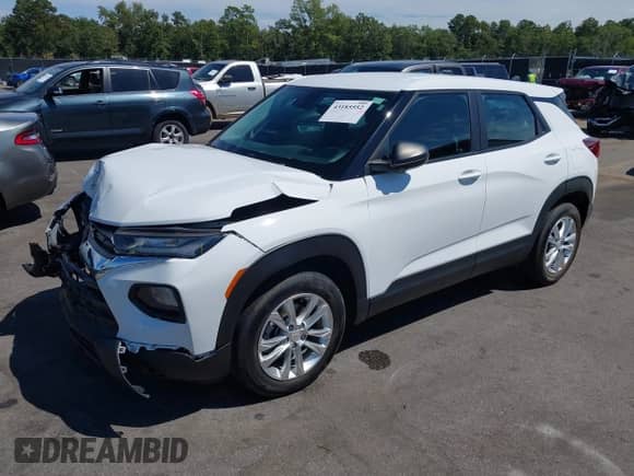 2023 Chevrolet TrailBlazer LS с VIN KL79MMS21PB010307, выставлен на аукционе IAAI как лот 43185552 с пробегом 42 487 миль миль и . История ставок и продаж доступна на DreamBid. Изображение 2.