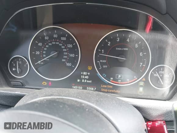 2014 BMW 3 Series 335i Gran Turismo xDrive z VIN WBA3X9C52ED153321, wystawiony jako IAAI lot #42054040 z przebiegiem 145 150 mil mil oraz . Historia ofert i sprzedaży dostępna na DreamBid. Obrazek 7.