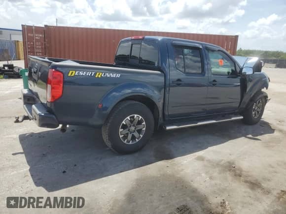 2017 Nissan Frontier Desert Runner with VIN 1N6DD0ER6HN744632, listed as a Copart auction lot 60755185 with 87,037 mi miles and Salvage title. Bid and sale history available at DreamBid. Image 3.