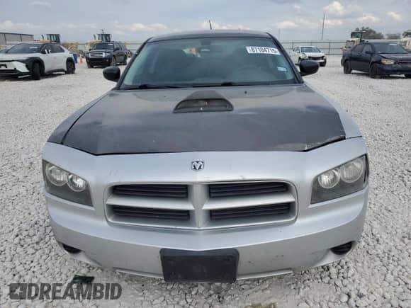 2008 Dodge Charger with VIN 2B3KA43G98H227945, listed as a Copart auction lot 87104715 with 216,795 mi miles and Salvage title. Bid and sale history available at DreamBid. Image 5.