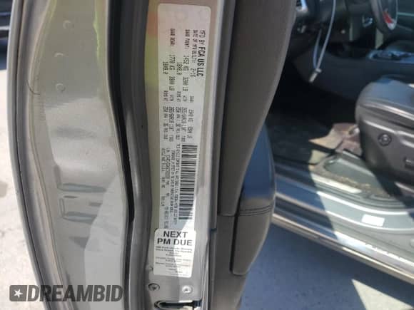 2016 Dodge Durango Limited z VIN 1C4RDHDG0GC322339, wystawiony jako Copart lot #81070315 z przebiegiem 133 982 mil mil oraz Szkoda całkowita • Salvage title. Historia ofert i sprzedaży dostępna na DreamBid. Obrazek 13.