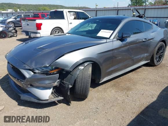 2023 Ford Mustang EcoBoost with VIN 1FA6P8TH9P5113535, listed as a IAAI auction lot 43316499 with 6,270 mi miles and . Bid and sale history available at DreamBid. Image 6.