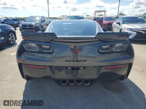 2017 Chevrolet Corvette Z06 2LZ with VIN 1G1YS2D69H5603737, listed as a Copart auction lot 73767964 with Not provided miles and Salvage title. Bid and sale history available at DreamBid. Image 6.