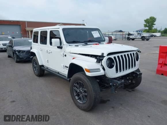 2022 Jeep Wrangler Unlimited Sahara с VIN 1C4HJXEN9NW190351, выставлен на аукционе IAAI как лот 42741722 с пробегом 40 794 миль миль и . История ставок и продаж доступна на DreamBid. Изображение 1.
