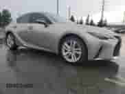 2021 Lexus IS 300 with VIN JTHA81F20M5043546, listed as a Copart auction lot 59564445 with 60,471 mi miles and Salvage title. Bid and sale history available at DreamBid. Image 4.