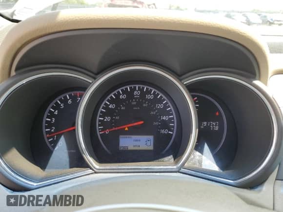 2012 Nissan Murano S with VIN JN8AZ1MW0CW216449, listed as a Copart auction lot 57101005 with 191,747 mi miles and Salvage title. Bid and sale history available at DreamBid. Image 9.