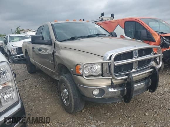 2003 Dodge RAM with VIN 3D3LU38C83G846112, listed as a Copart auction lot 52714295 with 244,014 mi miles and Salvage title. Bid and sale history available at DreamBid. Image 4.