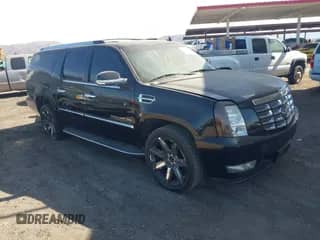 2010 Cadillac Escalade ESV with VIN 1GYUKGEF2AR101761, listed as a IAAI auction lot 41965366 with 158,162 mi miles and . Bid and sale history available at DreamBid. Image 1.