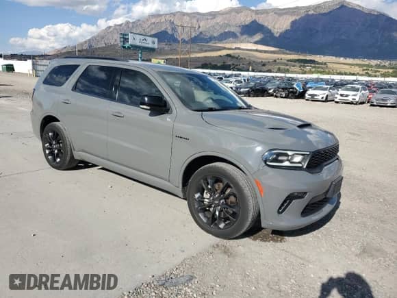 2021 Dodge Durango R/T with VIN 1C4SDJCTXMC804321, listed as a Copart auction lot 81605335 with 51,431 mi miles and Salvage title. Bid and sale history available at DreamBid. Image 4.