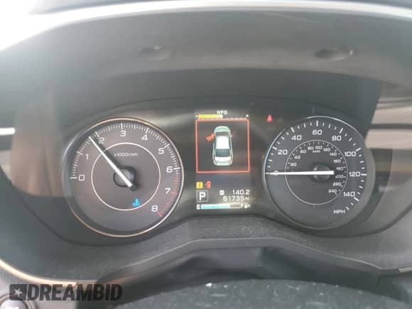 2017 Subaru Impreza Premium with VIN 4S3GKAD64H3628635, listed as a Copart auction lot 84778225 with 81,735 mi miles and Salvage title. Bid and sale history available at DreamBid. Image 9.
