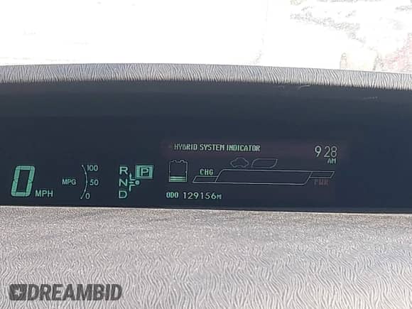 2012 Toyota Prius One with VIN JTDKN3DU2C1593755, listed as a IAAI auction lot 43136834 with 129,156 mi miles and . Bid and sale history available at DreamBid. Image 7.