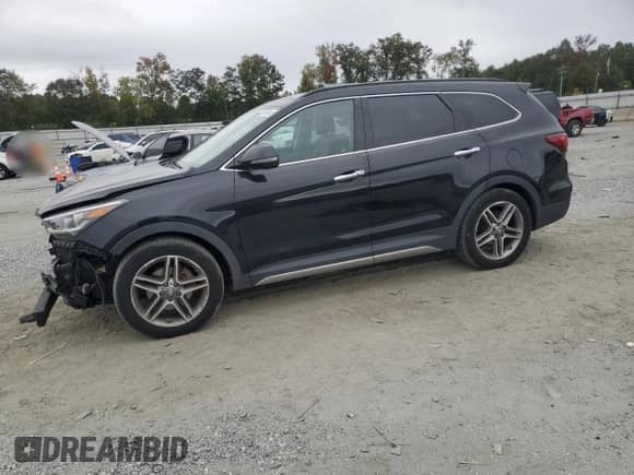 2017 Hyundai Santa Fe Limited Ultimate с VIN KM8SRDHF8HU228603, выставлен на аукционе Copart как лот 82247145 с пробегом 167 708 миль миль и Списание • Salvage title. История ставок и продаж доступна на DreamBid. Изображение 1.