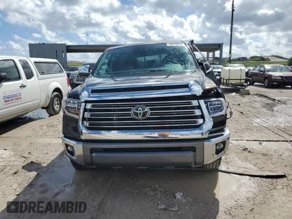 2020 Toyota Tundra Platinum с VIN 5TFGY5F15LX270602, выставлен на аукционе Copart как лот 76875064 с пробегом 54 258 миль миль и Списание • Salvage title. История ставок и продаж доступна на DreamBid. Изображение 5.