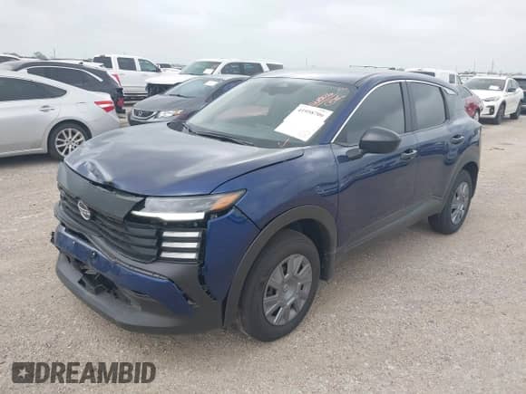 2025 Nissan Kicks S с VIN 3N8AP6BA3SL325597, выставлен на аукционе IAAI как лот 41958706 с пробегом 371 миль миль и . История ставок и продаж доступна на DreamBid. Изображение 2.