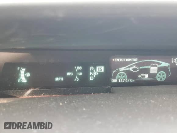 2011 Toyota Prius III with VIN JTDKN3DU5B1453858, listed as a Copart auction lot 82712895 with 137,470 mi miles and Salvage title. Bid and sale history available at DreamBid. Image 9.