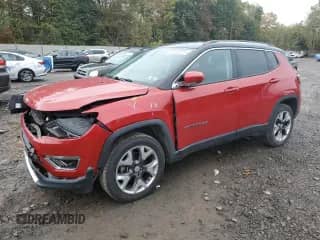 2019 Jeep Compass Limited with VIN 3C4NJDCB9KT666660, listed as a Copart auction lot 82343725 with 78,990 mi miles and Salvage title. Bid and sale history available at DreamBid. Image 1.