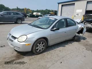 2005 Dodge Neon SXT with VIN 1B3ES56C55D165137, listed as a Copart auction lot 66802965 with 127,202 mi miles and Salvage title. Bid and sale history available at DreamBid. Image 1.