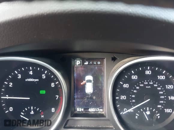 2017 Hyundai Santa Fe 2.4L with VIN 5NMZUDLB5HH024399, listed as a IAAI auction lot 43508981 with 46,017 mi miles and . Bid and sale history available at DreamBid. Image 7.