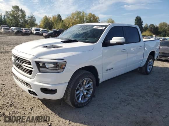 2023 Ram 1500 Laramie с VIN 1C6SRFJTXPN541054, выставлен на аукционе Copart как лот 86494405 с пробегом 53 575 миль миль и Чистый • Clean title. История ставок и продаж доступна на DreamBid. Изображение 1.