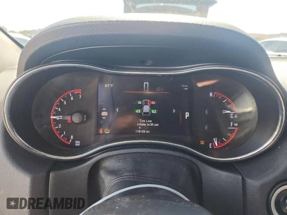 2014 Dodge Durango Citadel with VIN 1C4RDHEG8EC597582, listed as a Copart auction lot 84659155 with 118,159 mi miles and Salvage title. Bid and sale history available at DreamBid. Image 9.